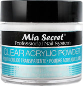 Mia Secret Poudre Acrylique Claire 1oz - emballage pratique pour démarrage rapide en salon