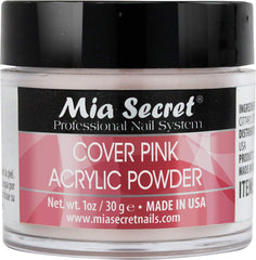 MIA SECRET Poudre Acrylique COVER PINK – texture fluide et adhérence durable pour ongles