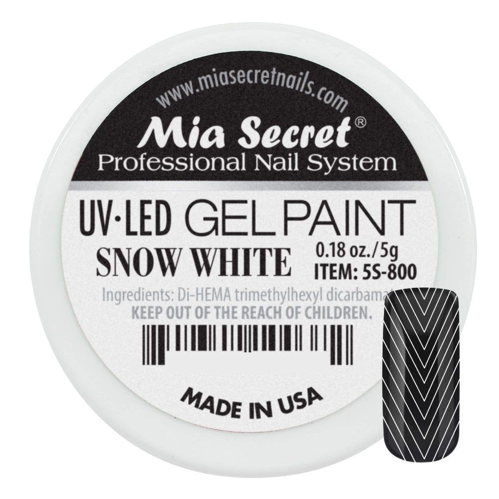 Mia Secret Snow White application rapide pour des ongles impeccables