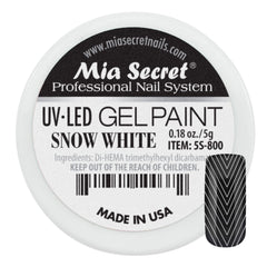 Mia Secret Snow White application rapide pour des ongles impeccables