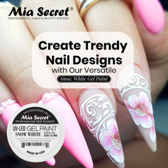 Mia Secret Snow White finition salon durable et éclat brillant