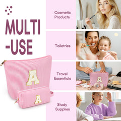 Pochette maquillage mibasies jaune, couleur vive et pratique.