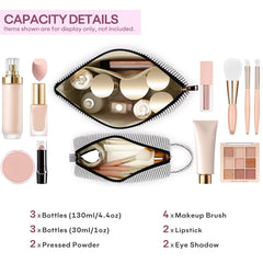 Trousse petite taille mibasies, rangement compact pour sac de toilette quotidien.