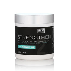 Miche Beauty – bouteille du conditionneur protéiné, renforçant les cheveux et facilitant le coiffage.