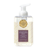 Michel Design Works savon moussant fleur de sureau dans bouteille carré avec pompe, douceur hydratante.