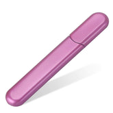 MiDenso lime à ongles en verre rose, brillance nano pour ongles naturels.