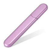 MiDenso verre à ongles violet clair avec étui pratique en déplacement
