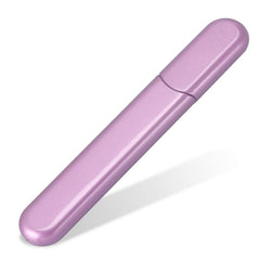 MiDenso verre à ongles violet clair avec étui pratique en déplacement