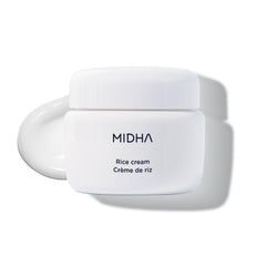 MIDHA Crème Riz Hydratation Profonde: texture légère qui hydrate durablement la peau.