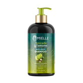 Shampoing Mielle Avocado Tamanu en bouteille, douceur nourrissante pour cheveux texturés