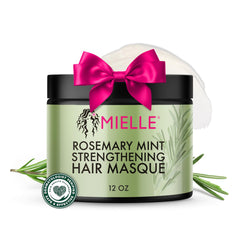 Mielle Masque renforçant cheveux romarin-menthe – hydratation en profondeur de la fibre capillaire