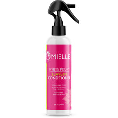 Mielle Organics brume soin sans rinçage à la pivoine blanche pour hydratation légère.
