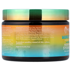 Application facile du gel Mielle pour coiffure sans résidus et tenue légère.