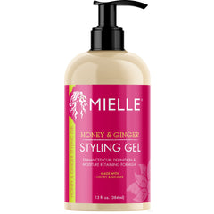 Gel Mielle Organics au miel et gingembre pour définir les boucles.