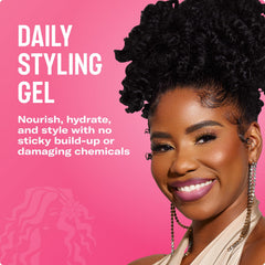 Gel Mielle Organics miel et gingembre, contrôle des frisottis.