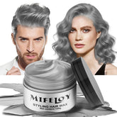 Mifeloy coloration-cheveux gris argenté rapide et temporaire