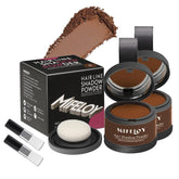 Poudre Mifeloy couvre les racines marron moyen pour une retouche rapide et durable.