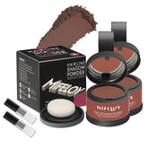 Poudre ombre racine Mifeloy en teinte roux auburn couvre les racines.