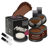 Poudre Mifeloy pour racines brun foncé, couverture naturelle.