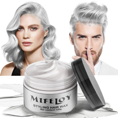 Mifeloy Spray colorant argenté: coloration instantanée pour coiffure originale.