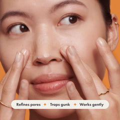 Mighty Patch Nose: absorption des impuretés par hydrocolloïde et coloration blanche lors du drainage.