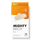 Mighty Patch Nose: boîte de 10 bandes hydrocolloïdes pour nez, pratique et discrète.