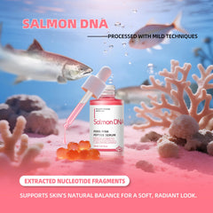 Sérum PDRN de Mignor avec 5 peptides – hydratation ciblée et nourrissante.