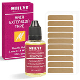 MIILYE ruban adhésif remplaçant pour extensions, pack de 100 pastilles, facile à utiliser
