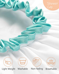 mikimini bonnet-douche PVC haute qualité, imperméable et durable
