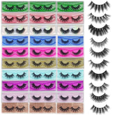 Mikiwi 30-pack faux mink lashes for natural daily wear and professional use