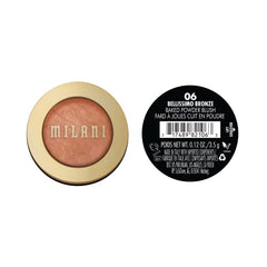 Milani fard cuite au four pêche doré apporte chaleur et lumière légère.