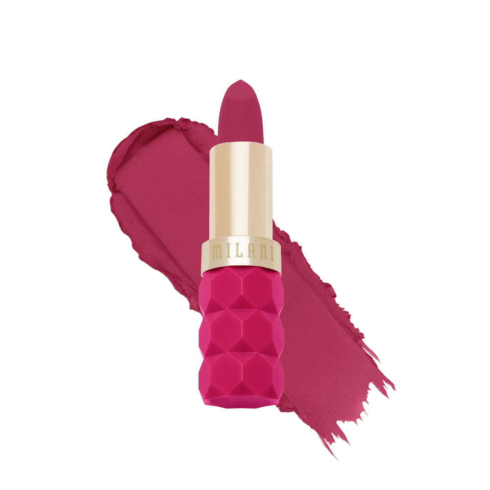 Milani Color Fetish Matte Lipstick Blossom appliqué crèmeux sur les lèvres pour une couleur veloutée