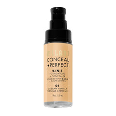 Milani Conceal Perfect application-eponge; estompe facile pour un fini sans traces.