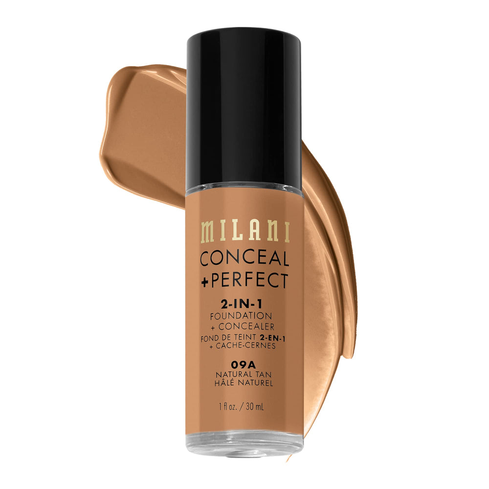 Milani Conceal + Perfect : flacon pompe pour une application rapide et précise.