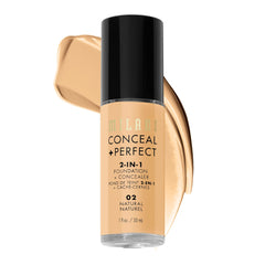 Milani Conceal + Perfect, bouteille pompe, facilite une application précise et modulable.