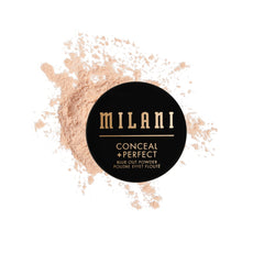 Milani Conceal + Perfect Poudre Translucide Voile: fini lisse et pores floutés.