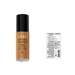 Milani Fond de Teint Correcteur Ambre – applicateur précis pour une application ciblée