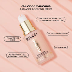 Milani Glow Drops – infusion coco et squalane pour nourrir en douceur.