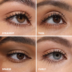 Milani Mascara Longueur et élévation visibles lors de l’application.