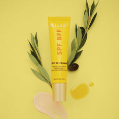 Milani SPF30 : protection UVA/UVB intégrée pour le maquillage quotidien.