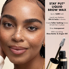 Milani Stay Put Cire Liquide Sourcils : finition transparente et tenue longue durée