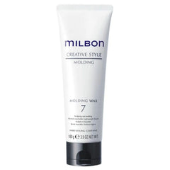Milbon Molding Wax n°7 dans son pot, texture lisse prête à sculpter.