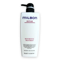 Milbon Repair Conditionneur – texture crème onctueuse nourrissant les cheveux.