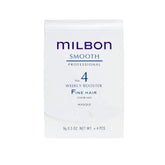 Milbon Smooth No.4 Booster, bouteille, améliore la texture des cheveux fins.