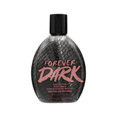 Lait bronzant noir matifiant Forever Dark de Millennium Tanning, finition lisse et naturelle.