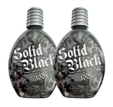 Millennium Tanning Solid Black 100X : bouteille prête à bronzer profond.