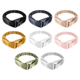 Bandes satin Mimalexin – ensemble élégant de 8 couleurs pour protéger vos cheveux.