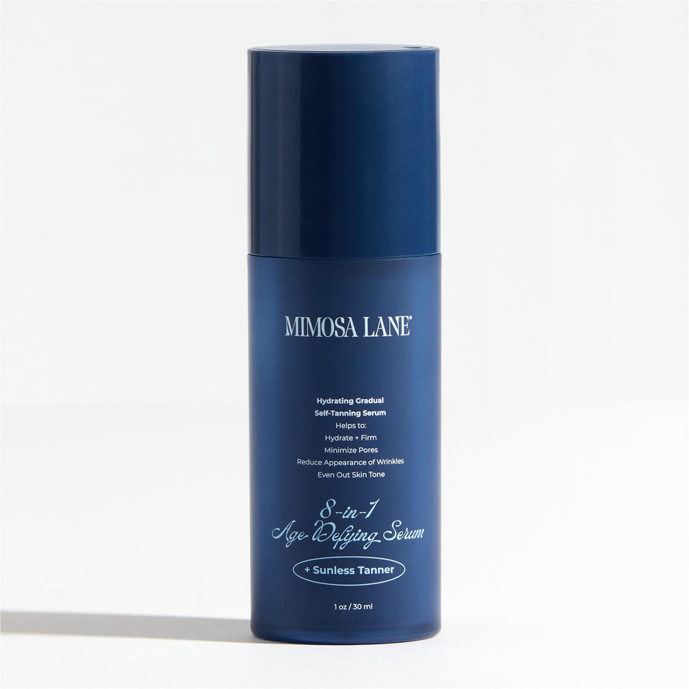 Sérum auto-bronzant Mimosa Lane pour le visage, teinte personnalisable et hydratation