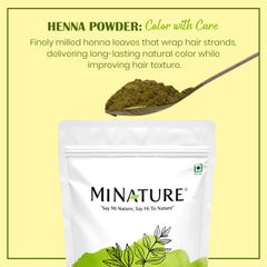 Mi Nature Pure Henna provenant de Rajasthan pour une coloration riche