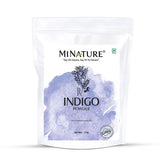 Poudre d’indigo Minature naturelle 114 g prête à l’emploi pour cheveux.